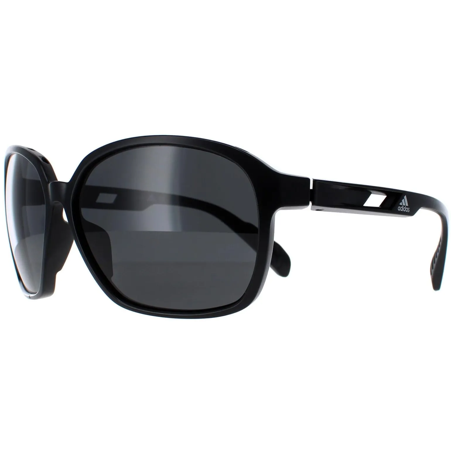 Adidas Sunglasses SP0013 01A Shiny Black Contrast Grey