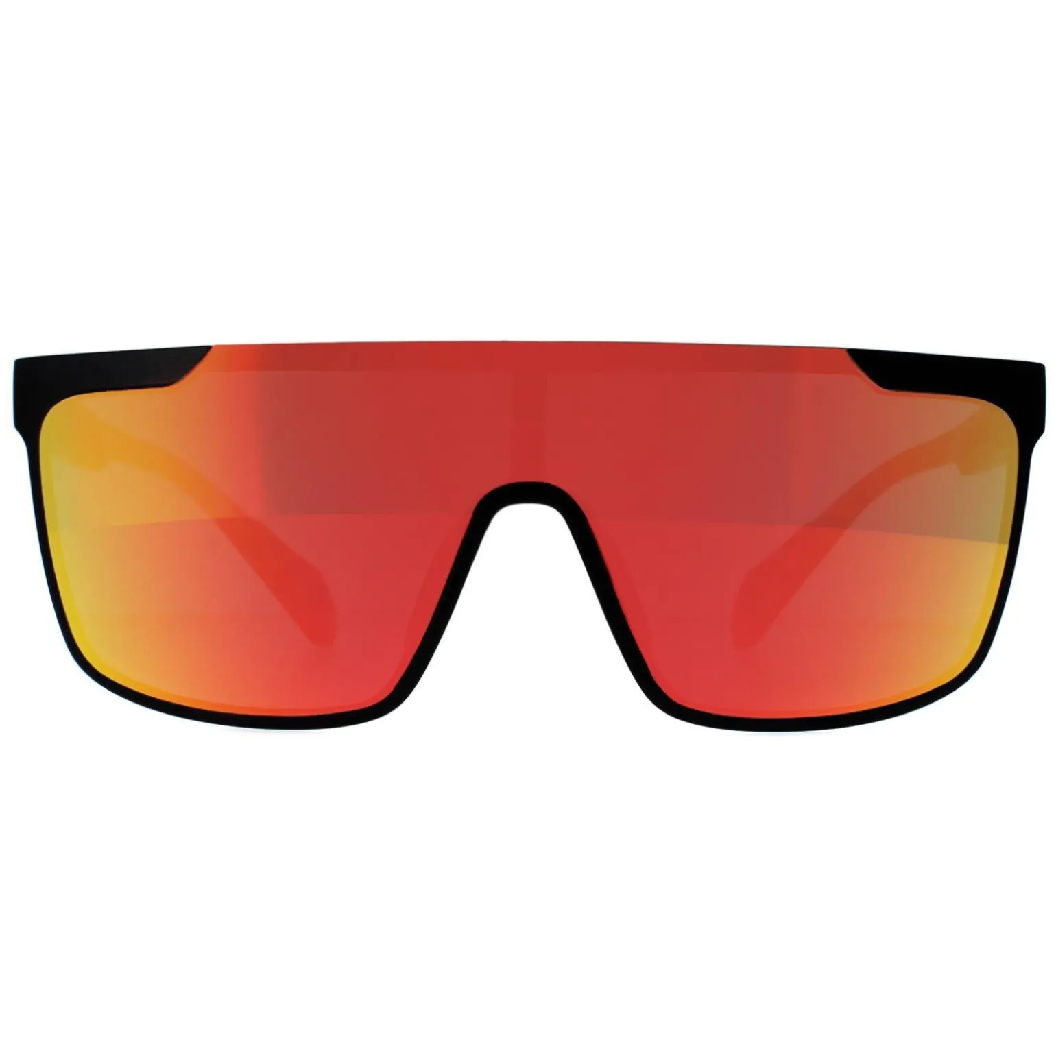 Adidas Sunglasses SP0020 02G Matte Black Orange Camo Contrast Mirror R