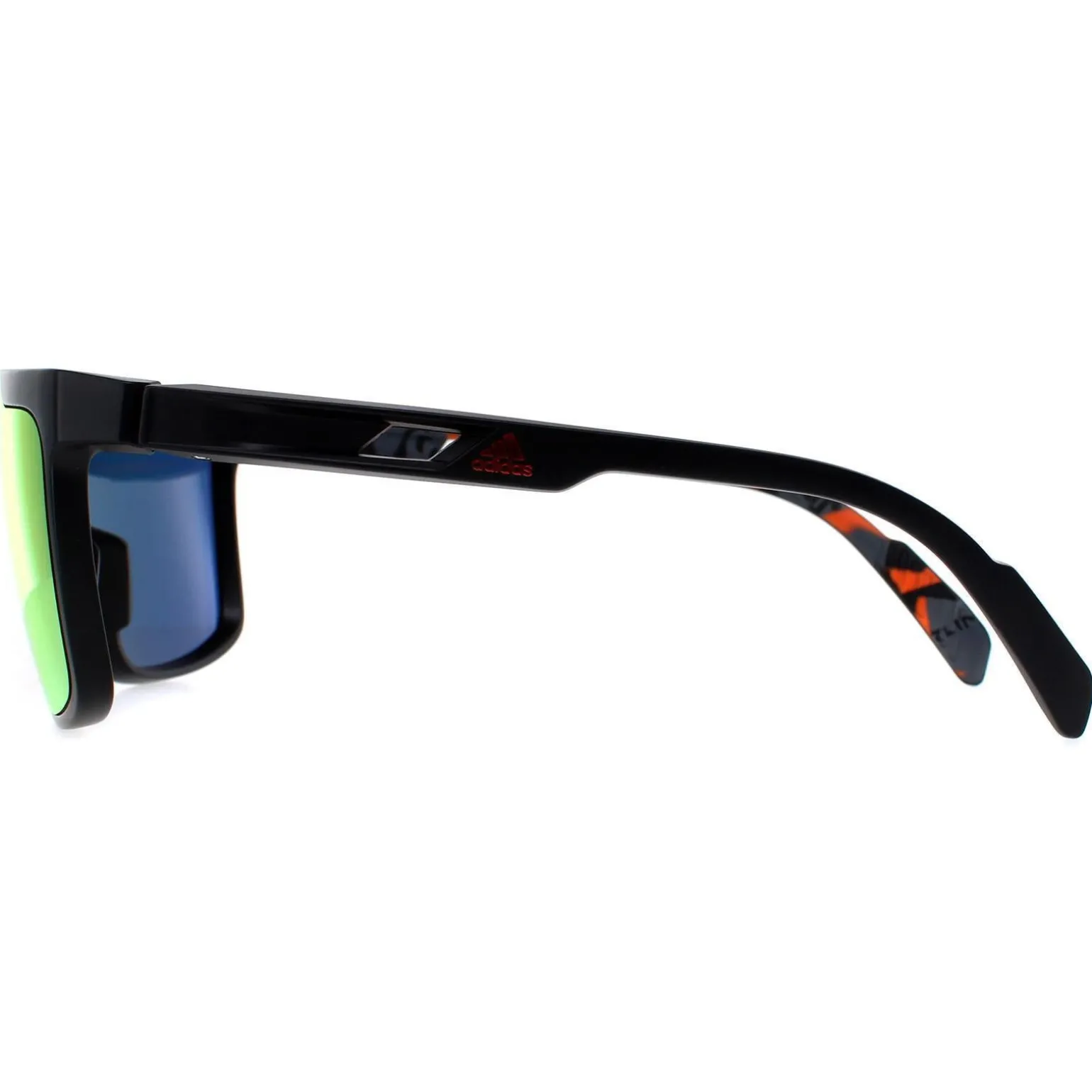 Adidas Sunglasses SP0020 02G Matte Black Orange Camo Contrast Mirror R