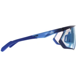 Adidas Sunglasses SP0001 91V Frosted Dark Blue Vario Azure Mirror Blue