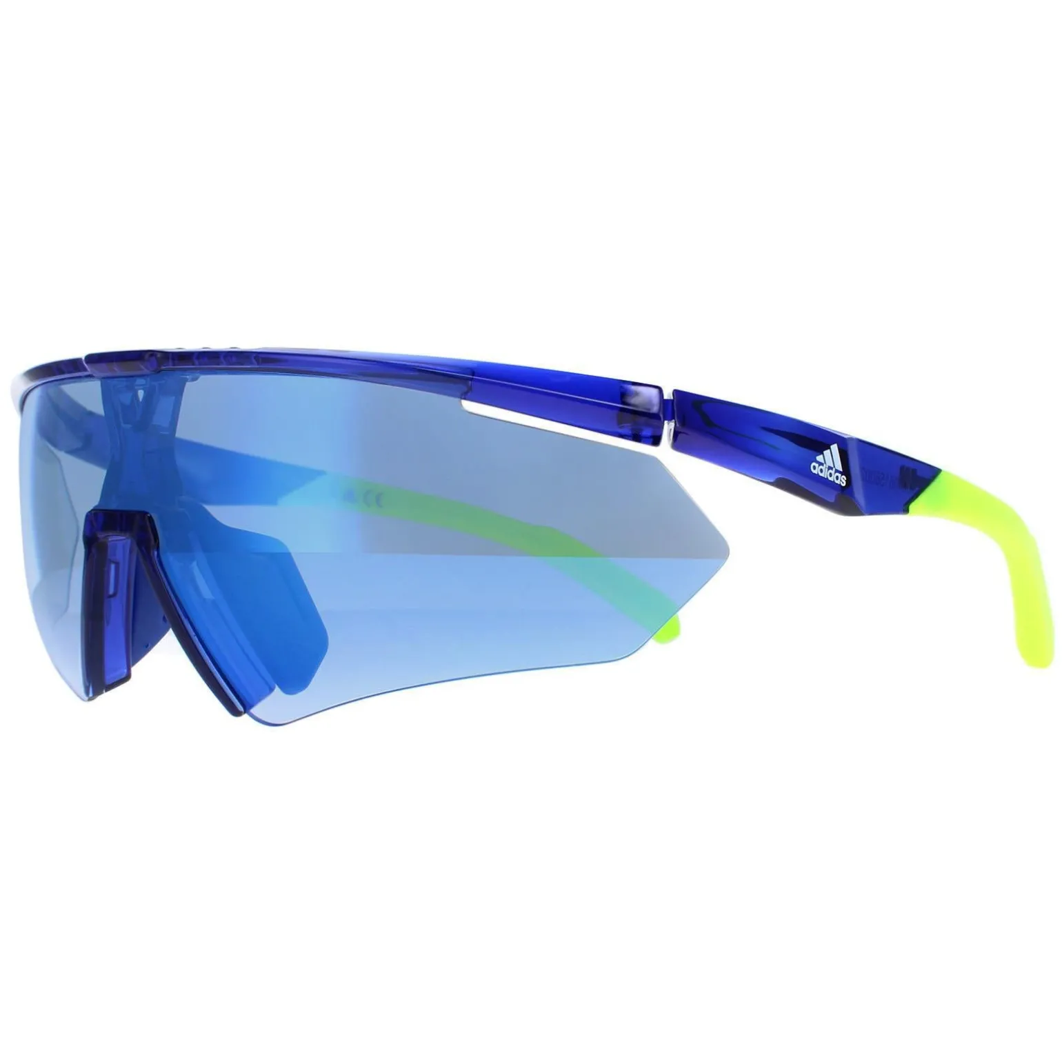 Adidas Sunglasses SP0027 91X Frosted Blue Vario Mirror Blue Photochrom