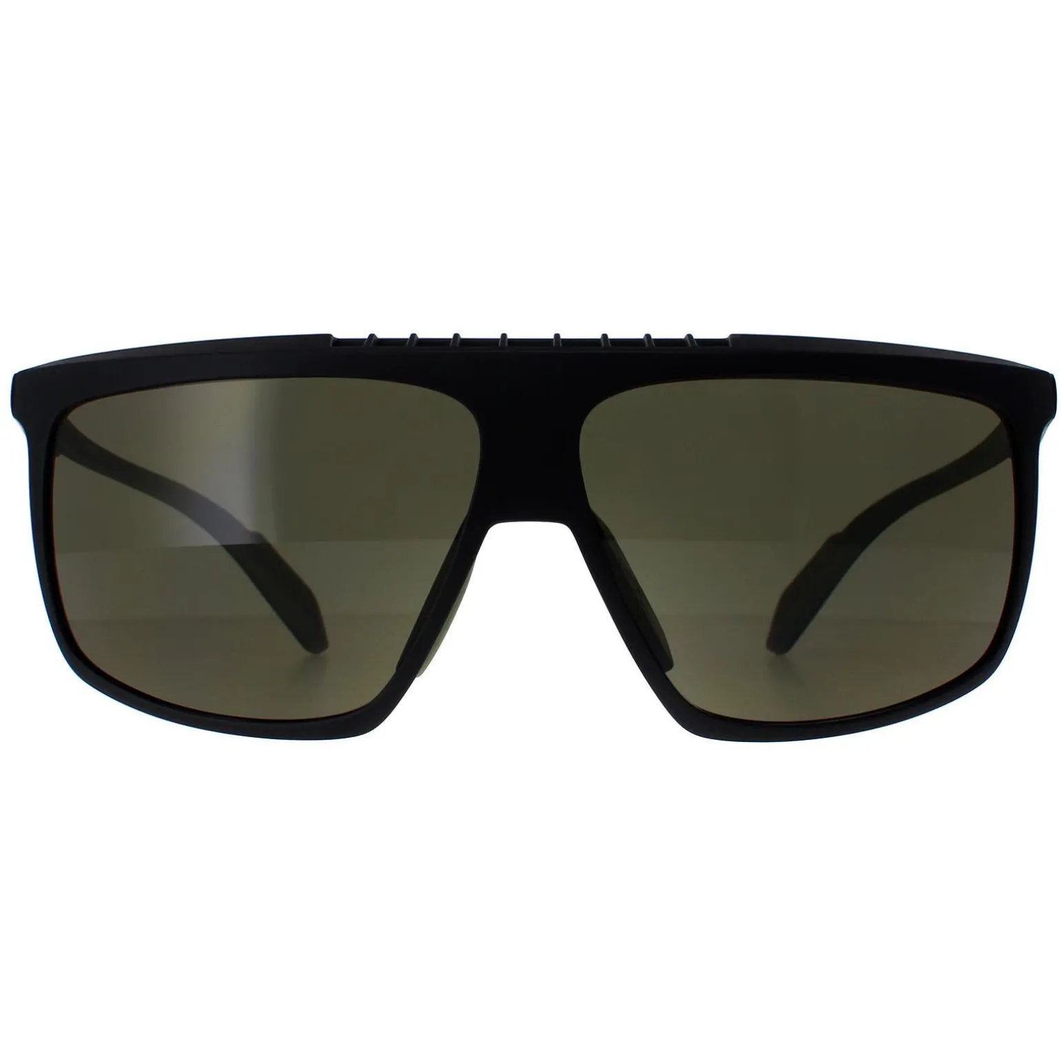 Adidas Sunglasses SP0032-H 02N Antique Black Kolor Up Green
