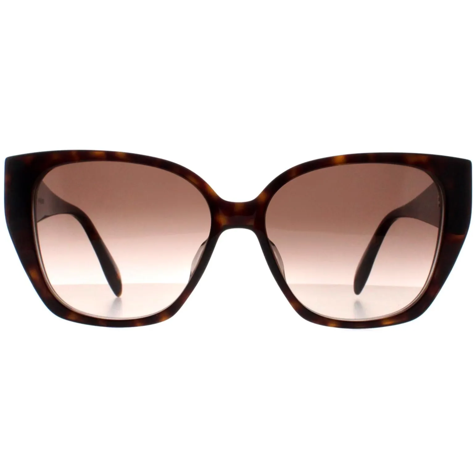 Alexander McQueen Sunglasses AM0284S 003 Dark Havana Brown Gradient