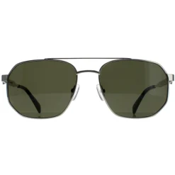 Alexander McQueen Sunglasses AM0458S 003 Silver Green