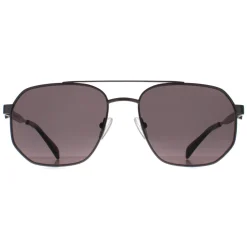 Alexander McQueen Sunglasses AM0458S 001 Ruthenium Grey