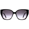 Alexander McQueen Sunglasses AM0284S 002 Black Grey Gradient