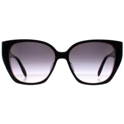 Alexander McQueen Sunglasses AM0284S 002 Black Grey Gradient