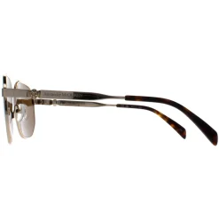 Alexander McQueen Sunglasses AM0458S 002 Gold Brown