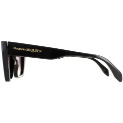 Alexander McQueen Sunglasses AM0299S 001 Black Grey