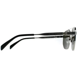 Alexander McQueen Sunglasses AM0458S 003 Silver Green