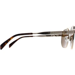 Alexander McQueen Sunglasses AM0458S 002 Gold Brown