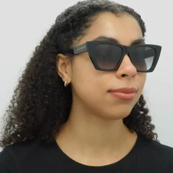 Alexander McQueen Sunglasses AM0299S 001 Black Grey