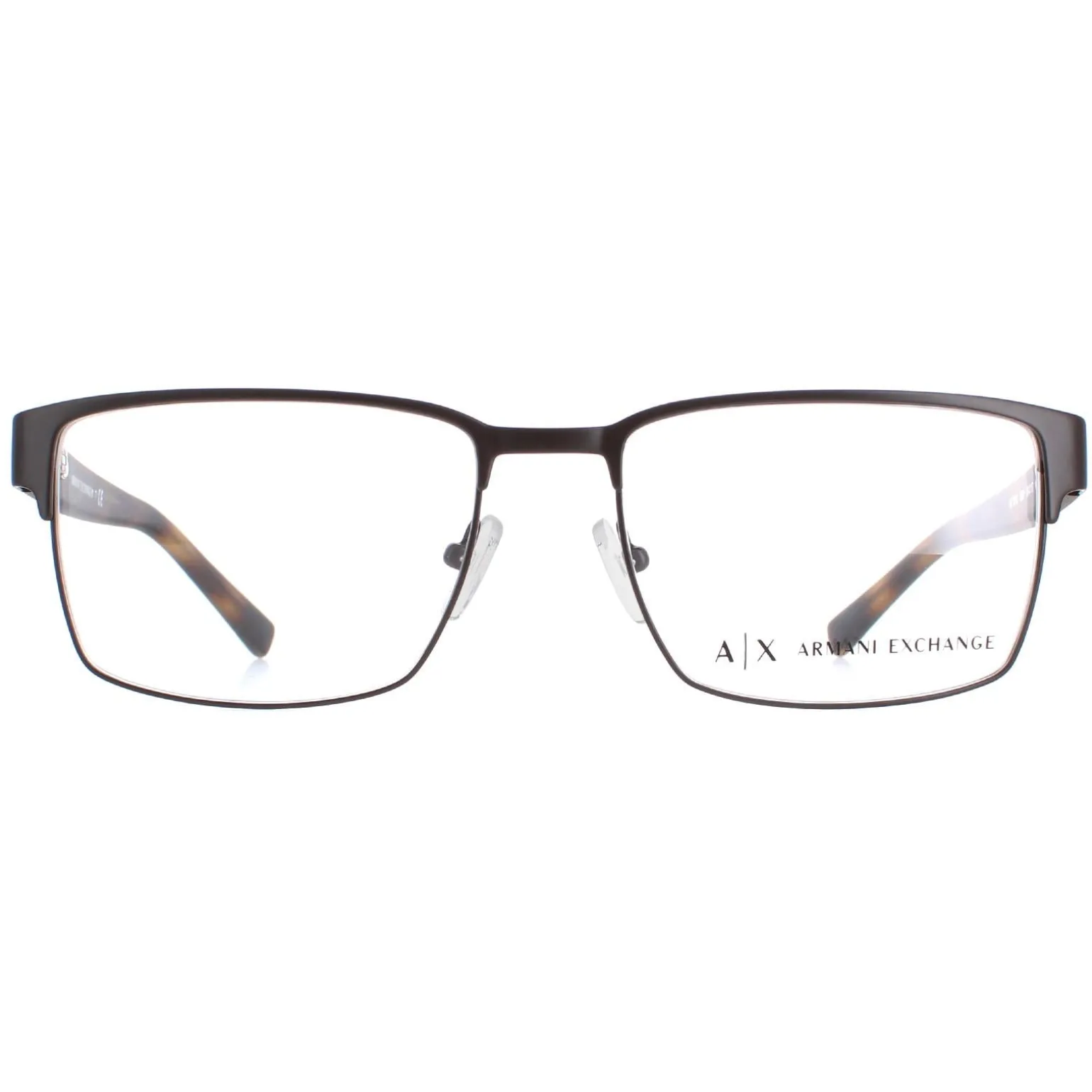 Armani Exchange Glasses Frames AX1019 6001 Matte Brown Men
