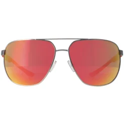 Armani Exchange Sunglasses AX2047S 60456Q Silver Orange Mirror