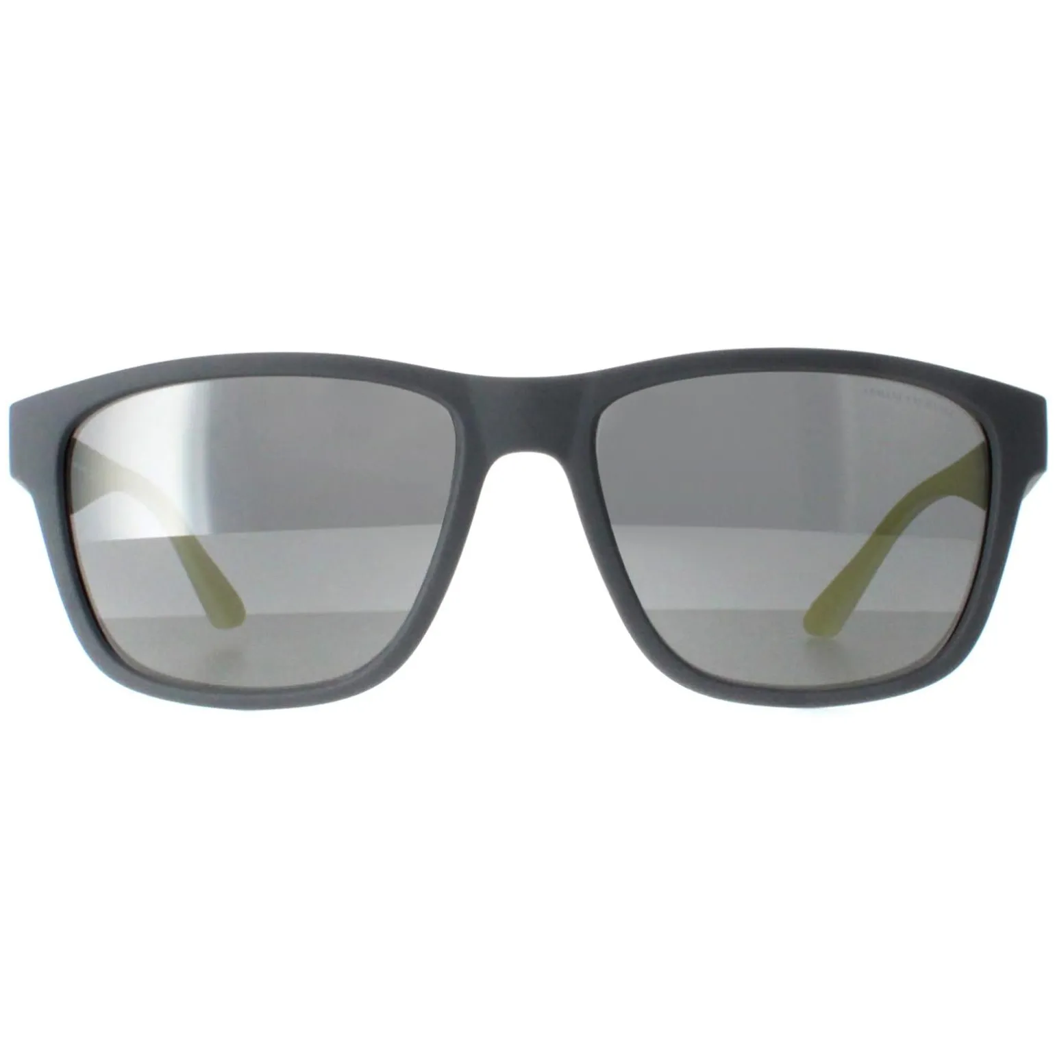 Armani Exchange Sunglasses AX4135S 81806G Matte Grey Grey Mirror Silve