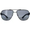 Armani Exchange Sunglasses AX2012S 606381 Matte Black Grey Polarized