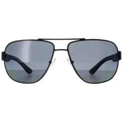 Armani Exchange Sunglasses AX2012S 606381 Matte Black Grey Polarized