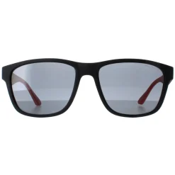 Armani Exchange Sunglasses AX4135S 807881 Matte Black Grey Polarized