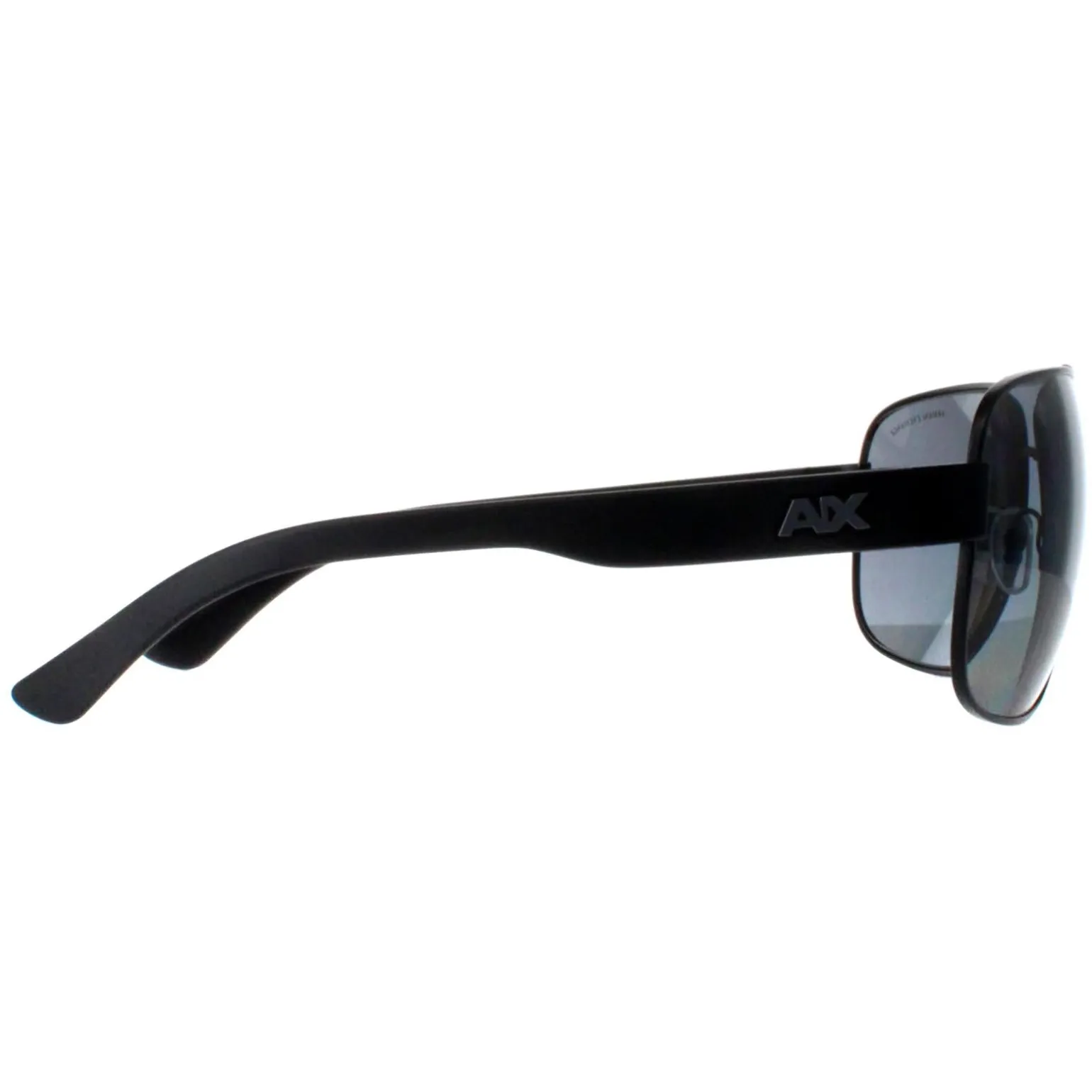 Armani Exchange Sunglasses AX2012S 606381 Matte Black Grey Polarized