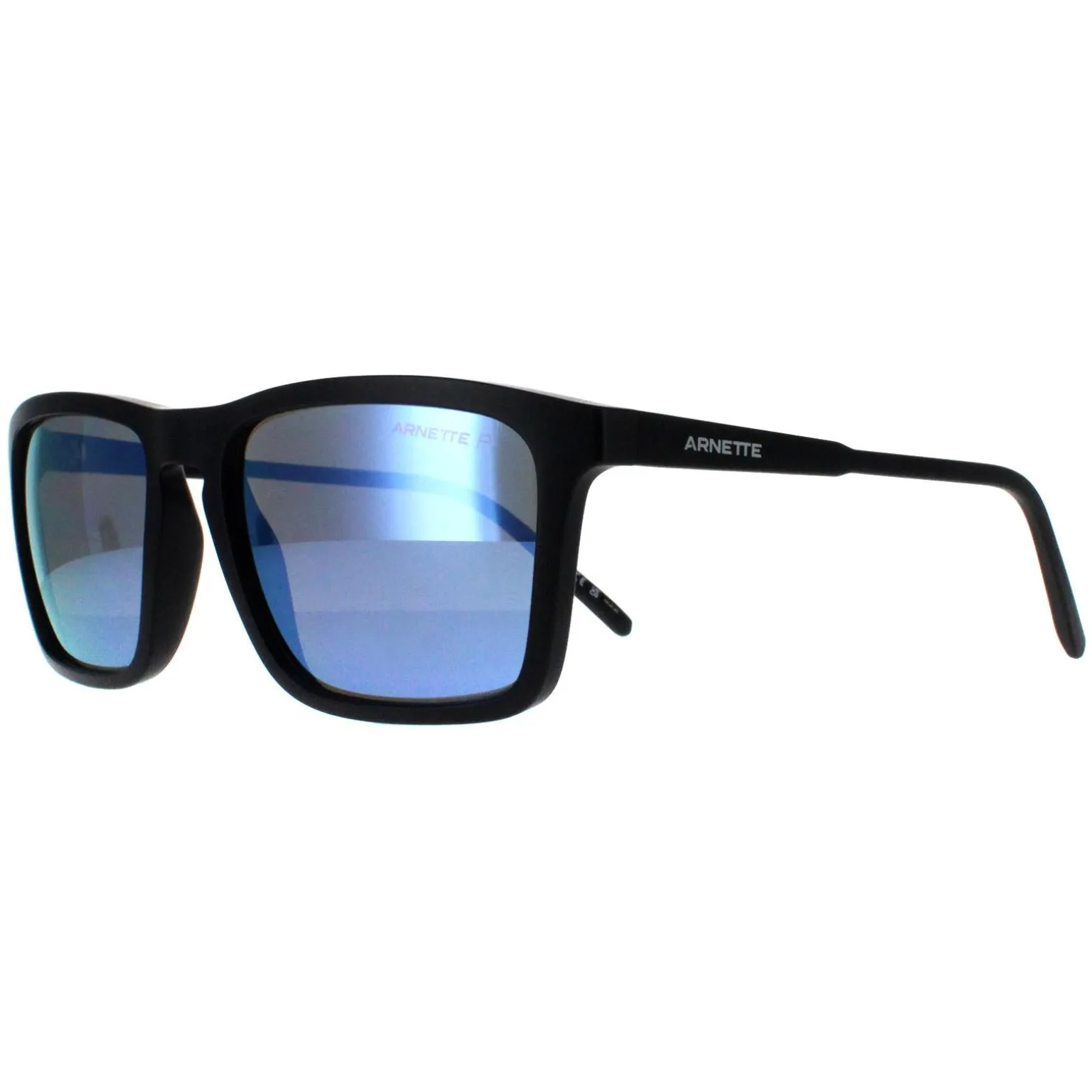 Arnette Sunglasses AN4283 Shyguy 01/22 Matte Black Dark Grey Mirror Wa