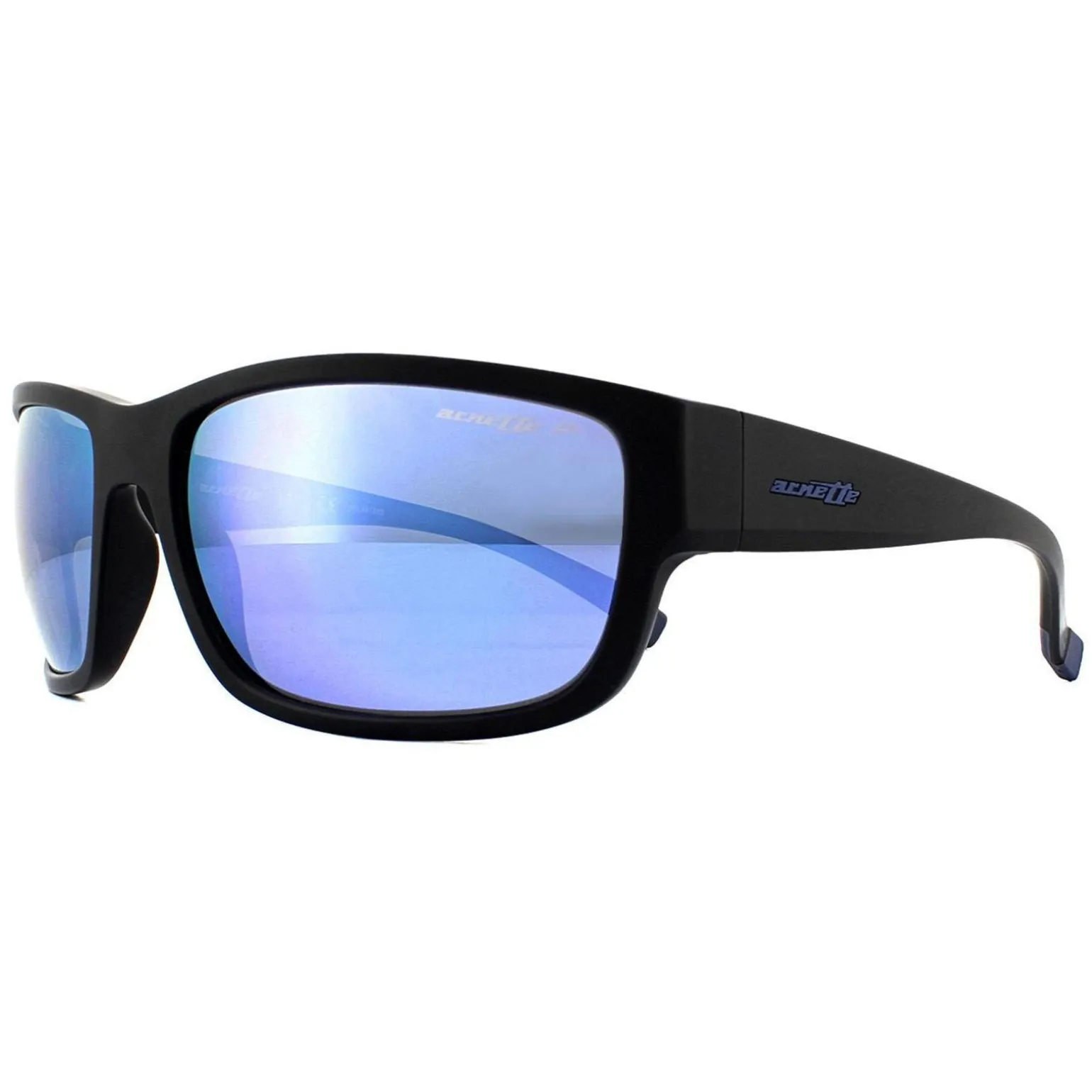 Arnette Sunglasses Bushwick 4256 01/22 Matte Black Dark Grey Mirror Wa