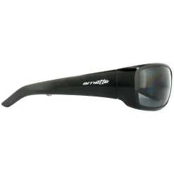 Arnette Sunglasses Hot Shot 4182 214981 Polished Black Graphics Inside