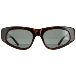 Balenciaga Sunglasses BB0095S 002 Dark Havana Green