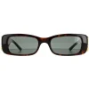 Balenciaga Sunglasses BB0096S 002 Dark Havana Green