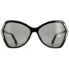 Bally Sunglasses BY0036-H 01A Black Grey