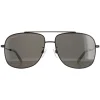 Bally Sunglasses BY0050-K 02D Black Grey Polarised Mirrored