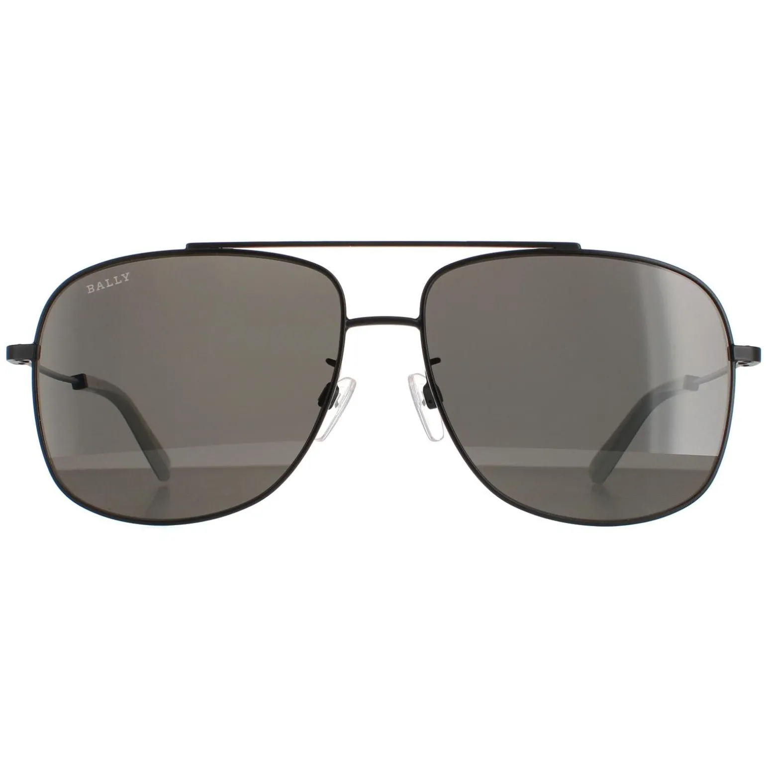 Bally Sunglasses BY0050-K 02D Black Grey Polarised Mirrored