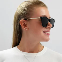 Bally Sunglasses BY0047-K 01D Black Brown Polarised