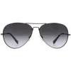Banana Republic Sunglasses BR 4004/S 6LB 9O Ruthenium Dark Grey Gradie