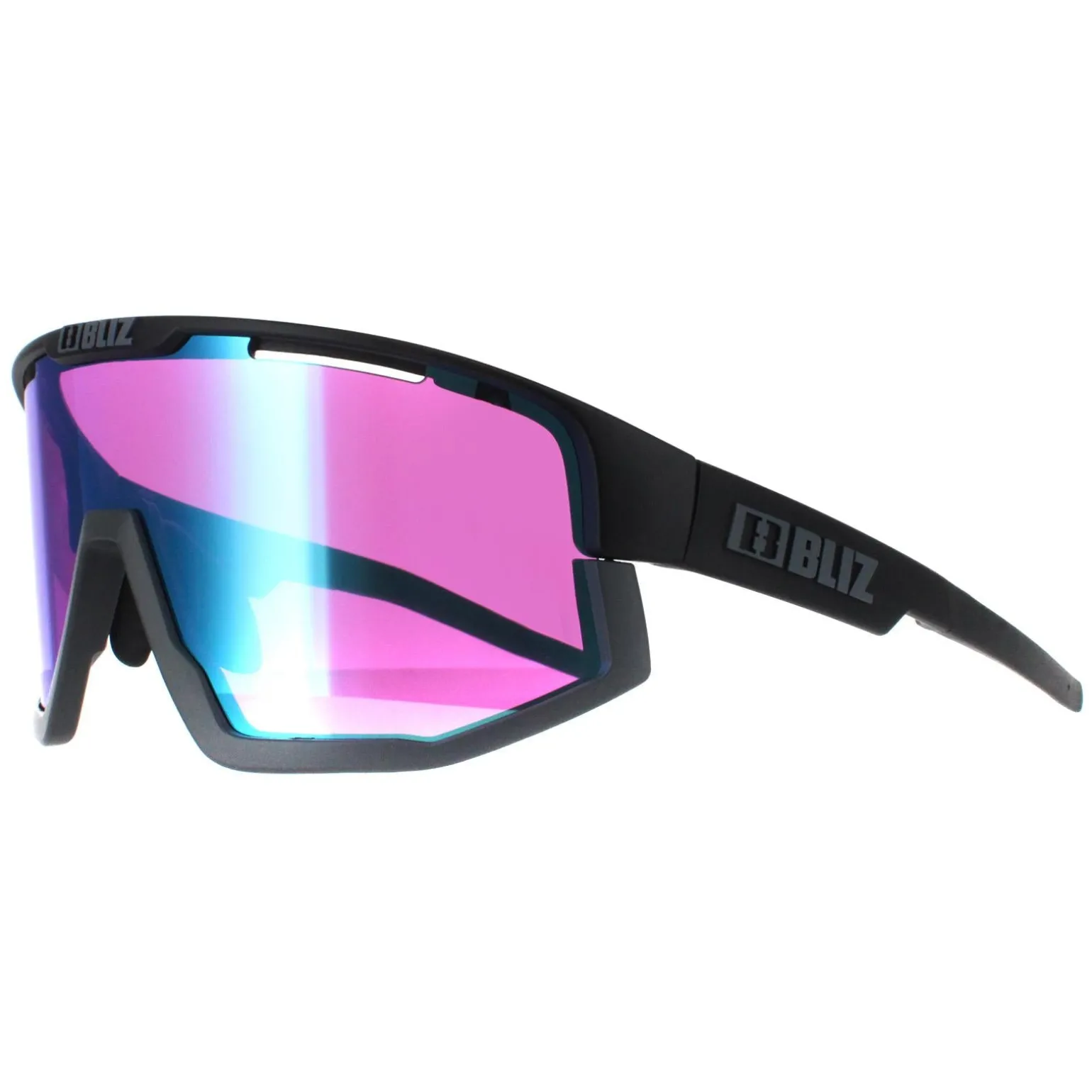 Bliz Sunglasses Fusion ZB7005-0633 Black Rose Violet Blue Mirror
