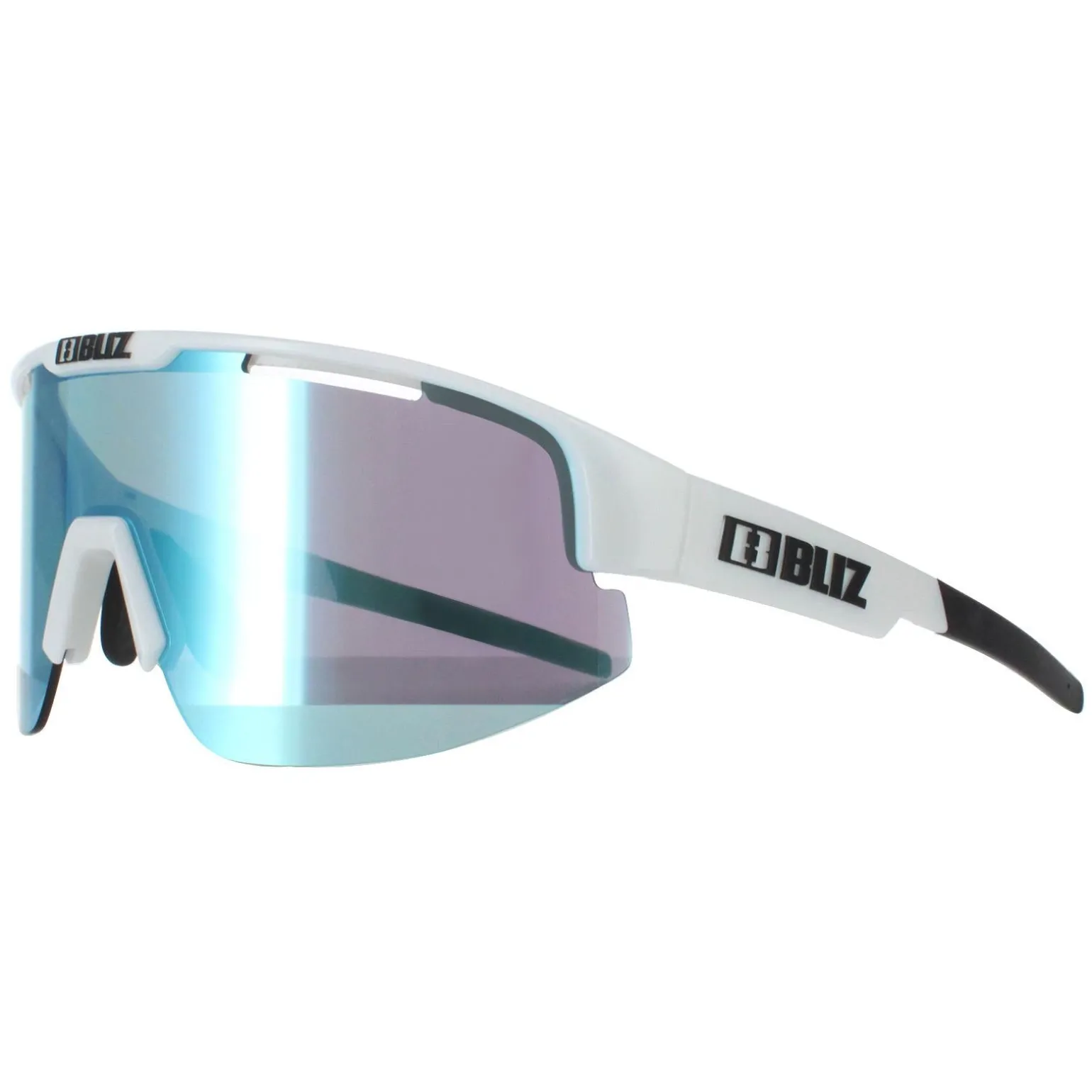 Bliz Sunglasses Matrix ZB7004-0733 White Smoke Blue Mirror