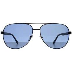 BMW Motorsport Sunglasses BS0028 02M Matte Black Blue Polarised