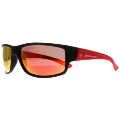 BMW Motorsport Sunglasses BS0033 02U Black Brown Mirror