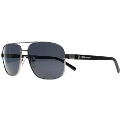 BMW Sunglasses BS0039 15D Matte Light Ruthenium Smoke Polarized