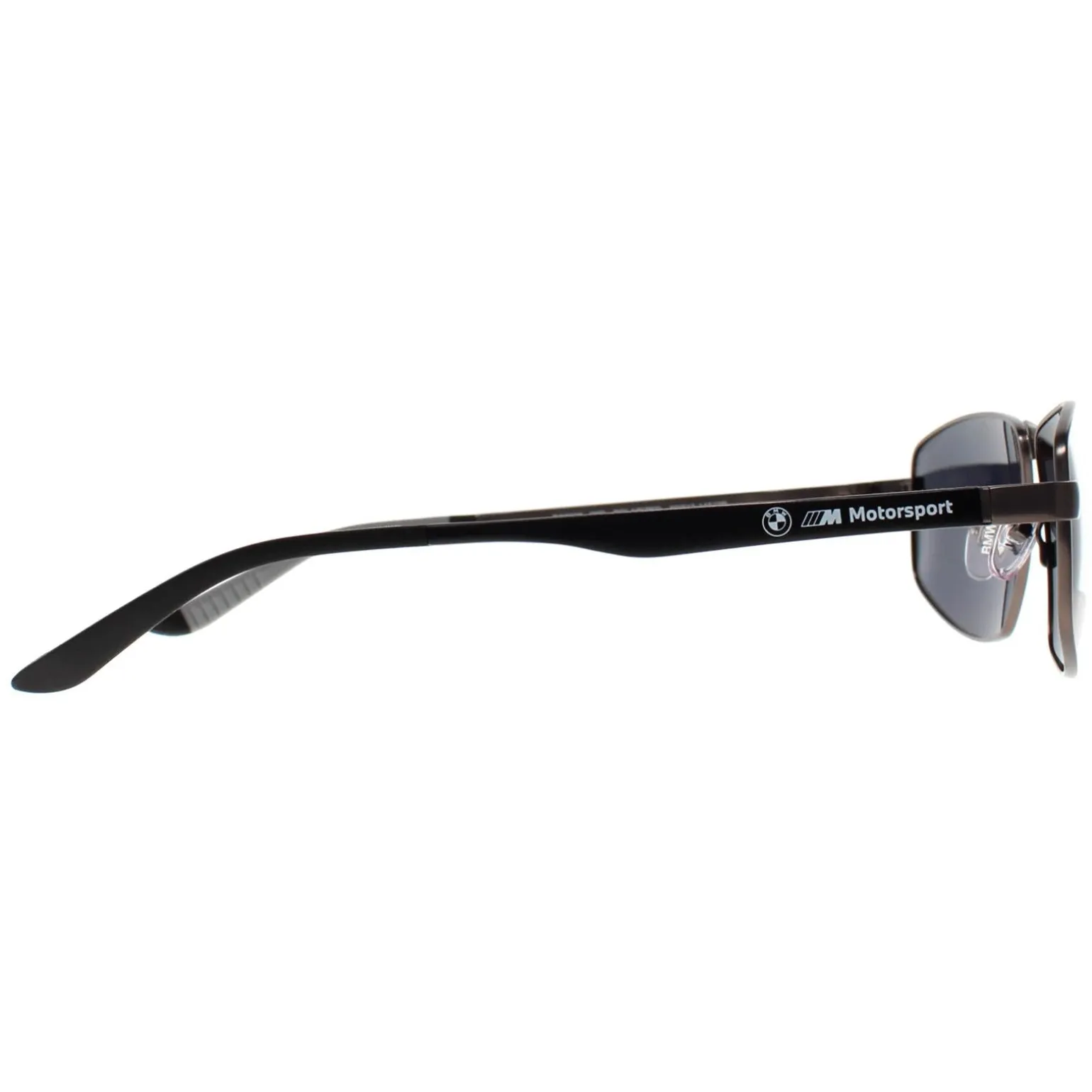 BMW Sunglasses BS0038 09D Matte Gunmetal Smoke Polarized