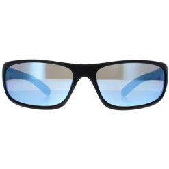 Bolle Sunglasses Anaconda BS027008 Matte Black Sky Blue Polarized
