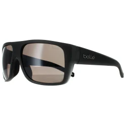 Bolle Sunglasses Falco BS019001 Matte Crystal Black Volt+ Gun Polarise