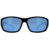 Bolle Sunglasses Ibex 12374 Matte Black and Blue Blue Mirror