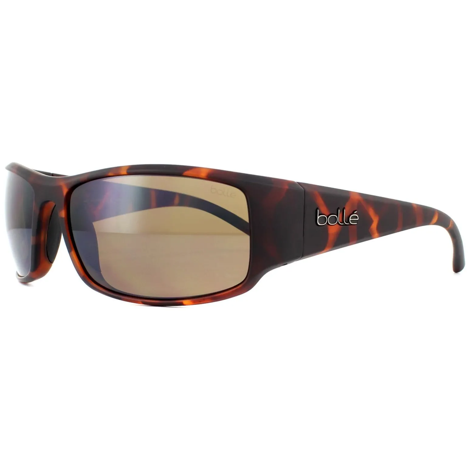 Bolle Sunglasses King 12588 Matte Tortoise Brown Polarized