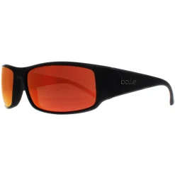 Bolle Sunglasses King BS026006 Matte Black Volt+ Ruby Polarized