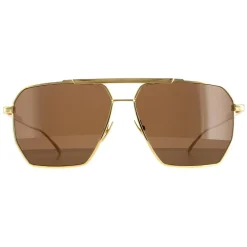 Bottega Veneta Sunglasses BV1012S 003 Gold Brown