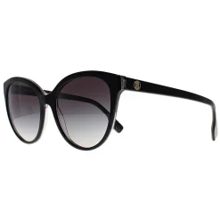 Burberry Sunglasses BE4365 Betty 3977/8G Black on Crystal TB Print Gre