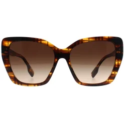 Burberry Sunglasses BE4366 Tamsin 3981/13 Check on Striped Brown Brown