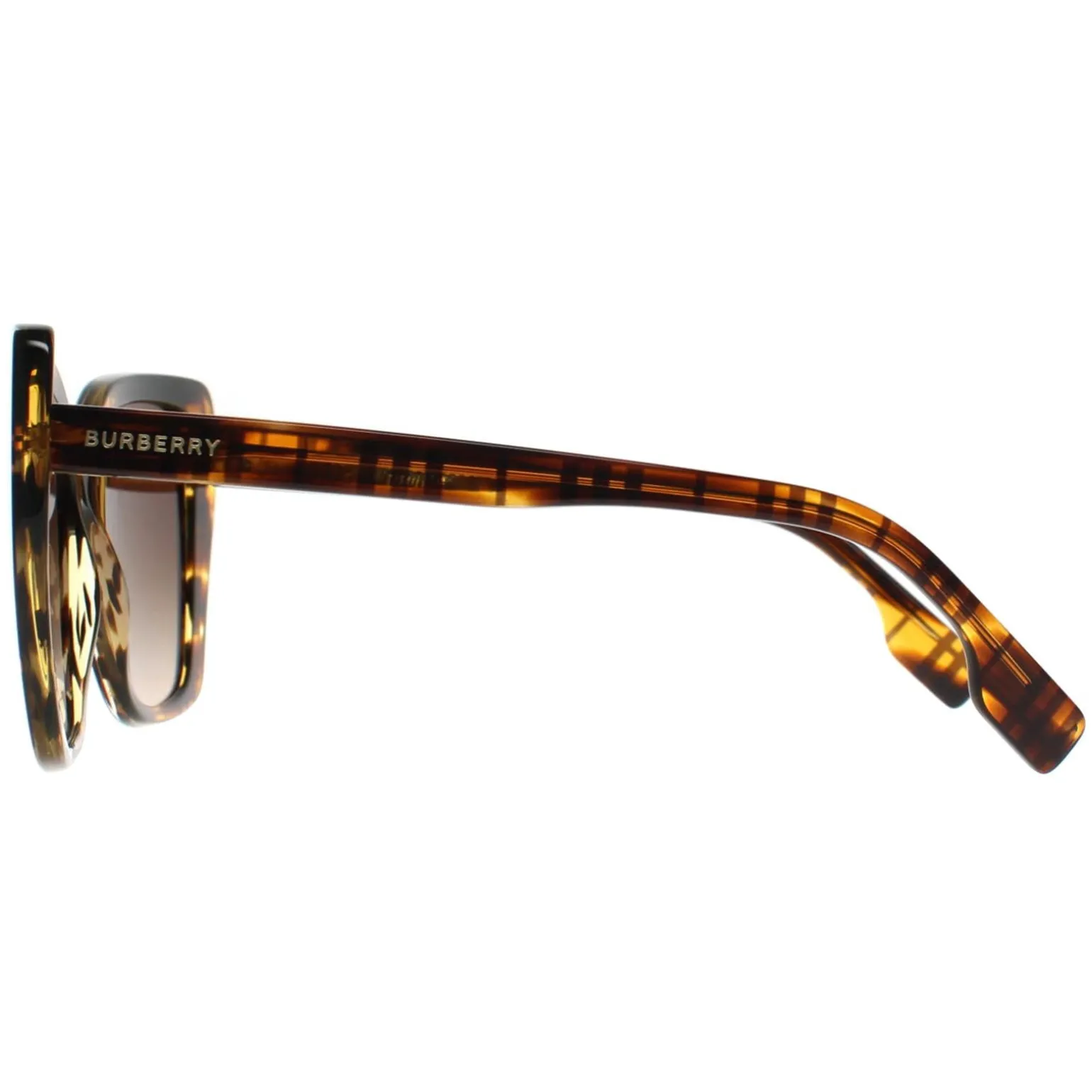 Burberry Sunglasses BE4366 Tamsin 3981/13 Check on Striped Brown Brown