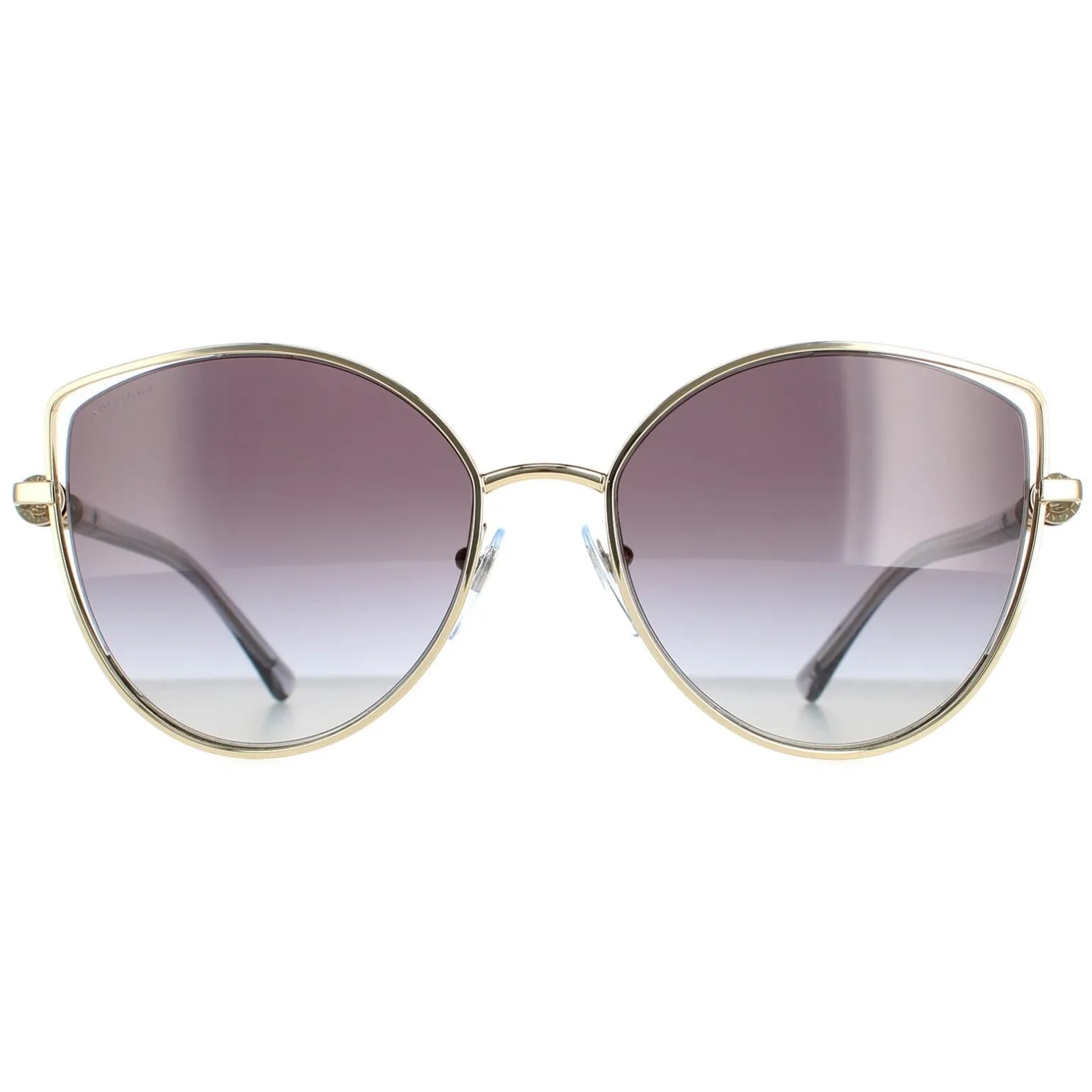 Bvlgari Sunglasses BV6168 278/8G Pale Gold Grey Gradient