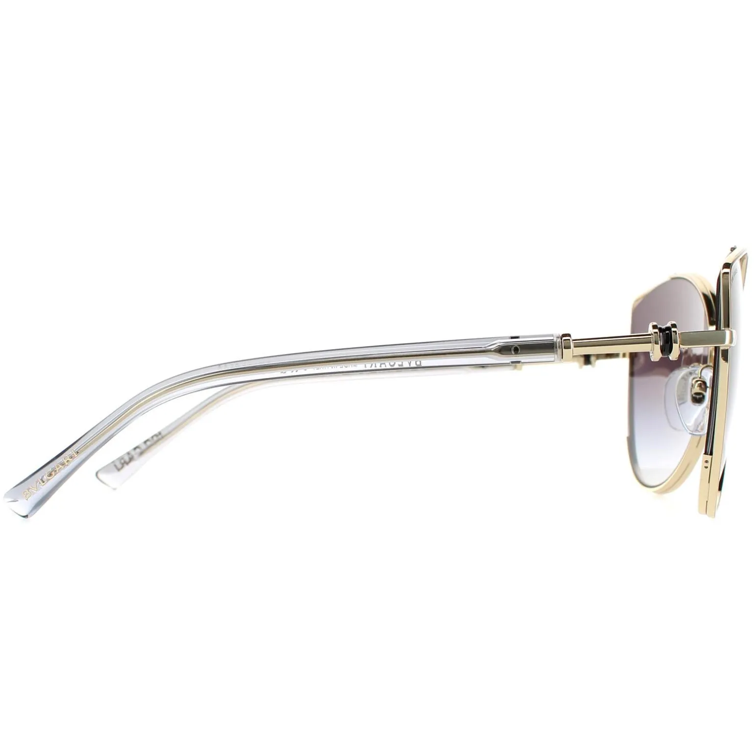Bvlgari Sunglasses BV6168 278/8G Pale Gold Grey Gradient
